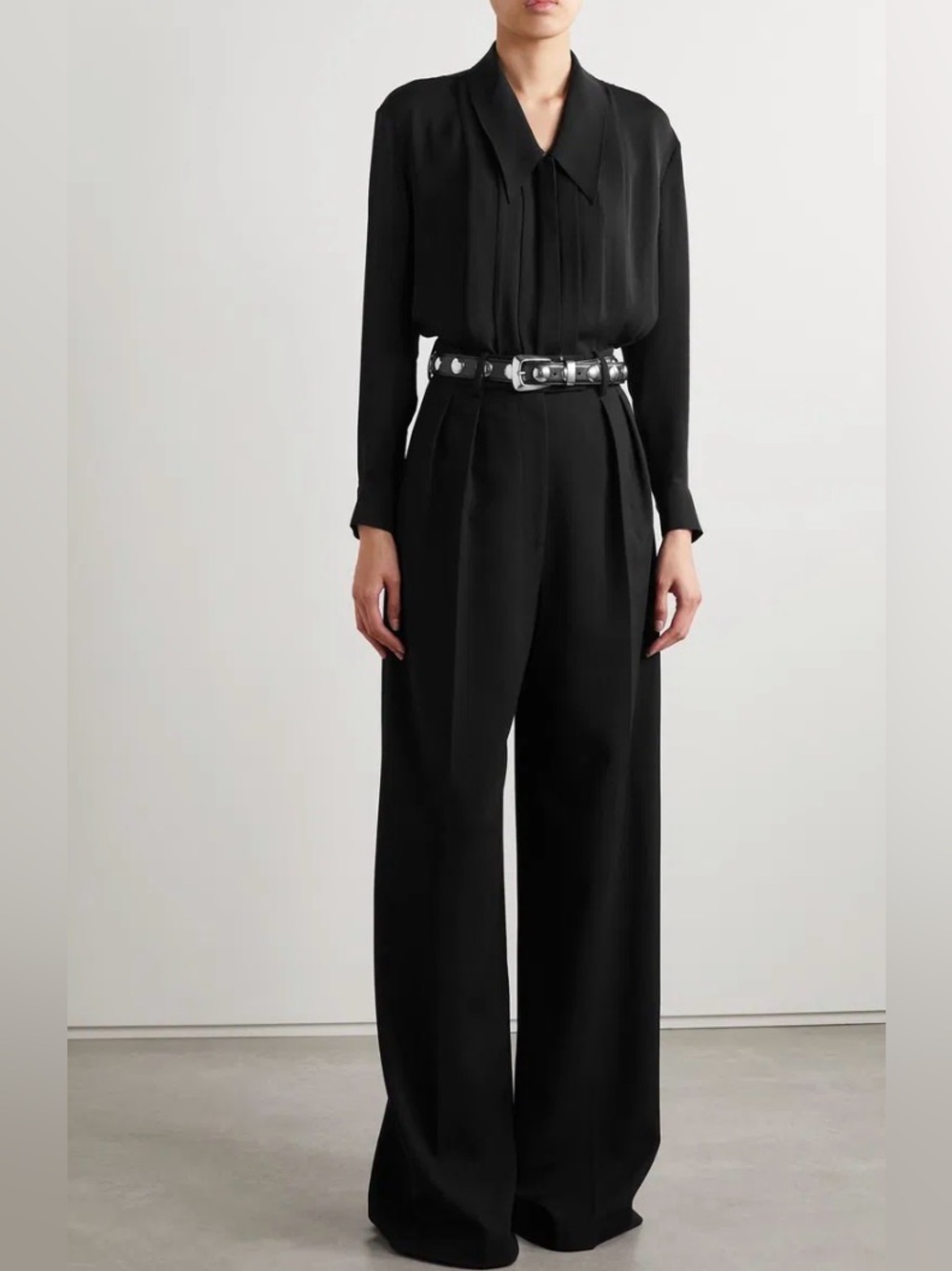 Khaite Tenaya trousers Black WOOL size 2